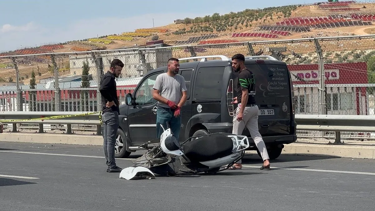 Gaziantep'te feci motosiklet kazası: 1 ölü