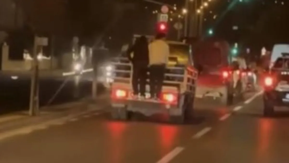 Kamyonet arkasına asılıp, ölüme davetiye çıkardılar