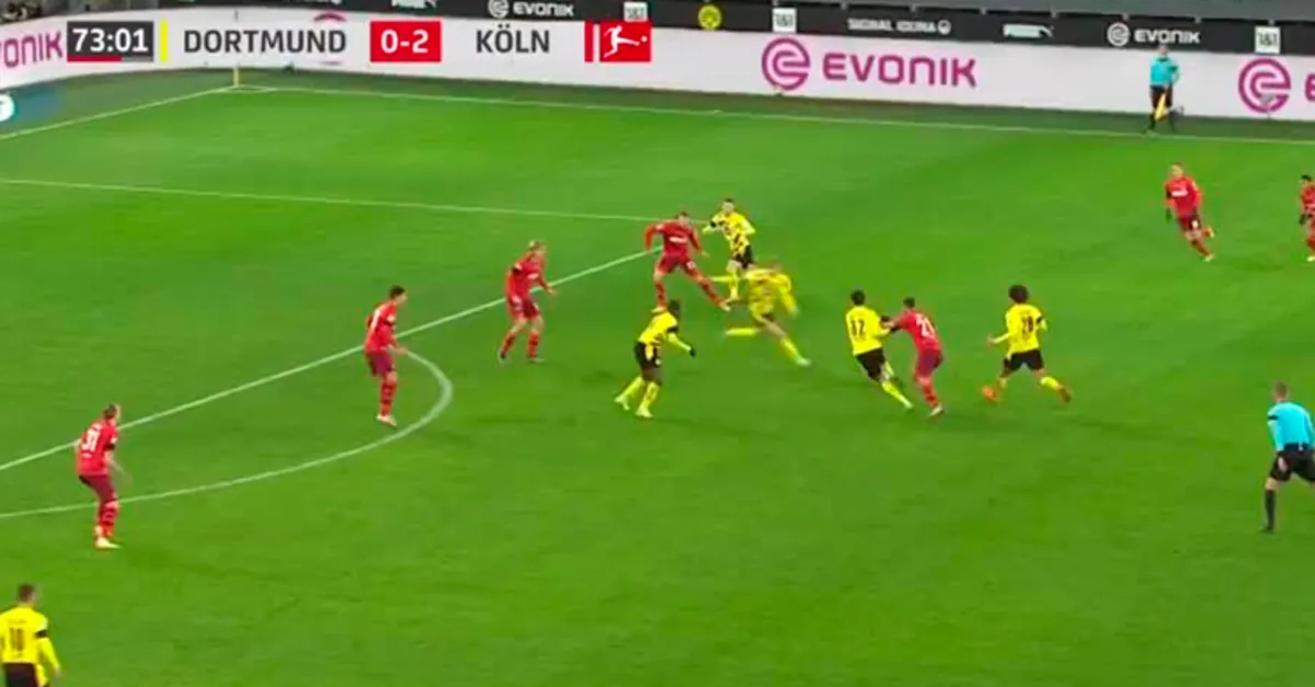 GOL | Borussia Dortmund 1-2 Köln