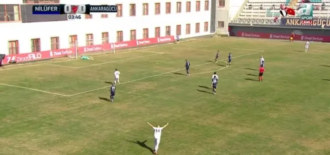 Ankaragücü deplasmanda turladı! Bursa Nilüfer FK 2 - 3 Ankaragücü MAÇ SONUCU