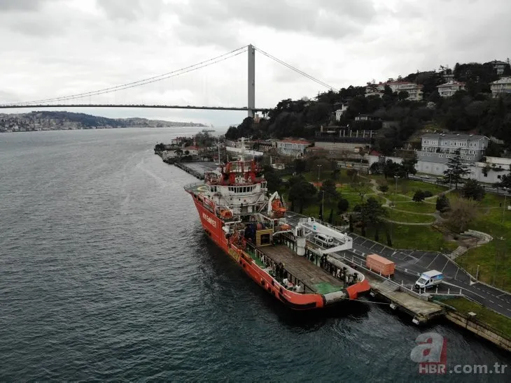 O Türkiye’nin ilk acil müdahale gemisi! Nene Hatun havadan görüntülendi