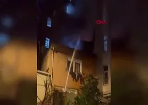 Beyoğlu’nda 3 katlı binada yangın