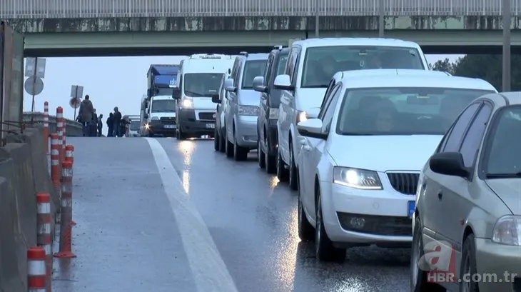 İstanbul'da giriş - çıkış denetimi: Trafiğin sonu görülmüyor!