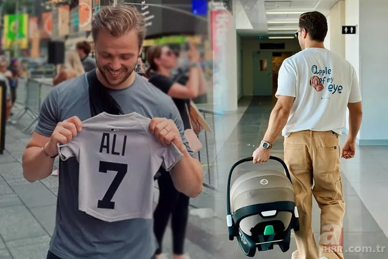 Sarı saçlar babadan! Tolga Sarıtaş'tan 3 aylık oğluyla ilk kare 1