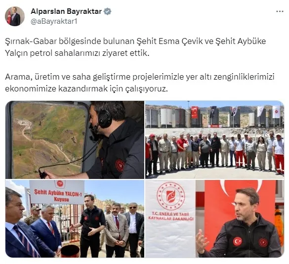 Bakan Bayraktar müjdeyi verdi: 2024 yılı petrolde rekorlar yılı olacak