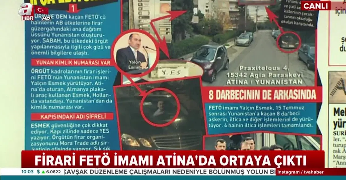 FETÖ'nün firari imamı ATina'da görüntülendi