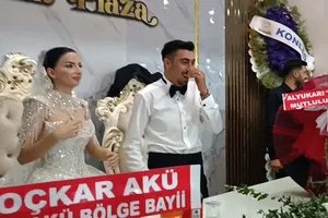 Damada çeyrek altın yerine araç lastiği taktı