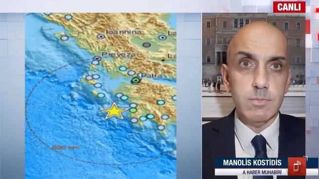 Yunanistan açıklarında 2 büyük deprem!