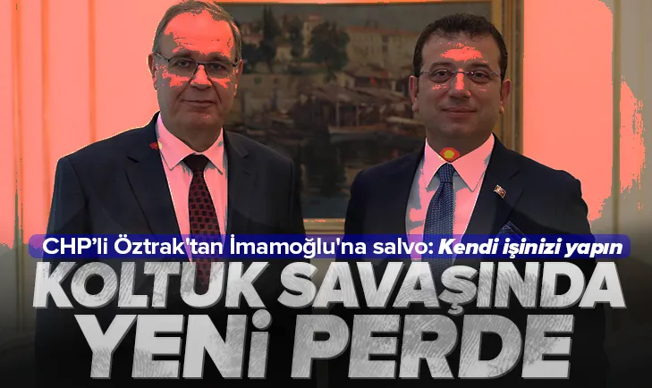 Öztraktan İmamoğluna: Kendi işinizi yapın