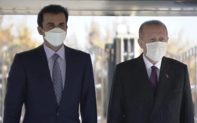 Katar Emiri Ankara’da! Resmi törenle karşılandı