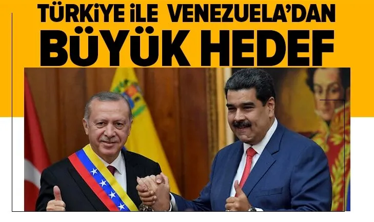 Türkiye ile Venezuela'dan ticaret hacminde büyük hedef! Başkan Erdoğan ile Nicolas Maduro...