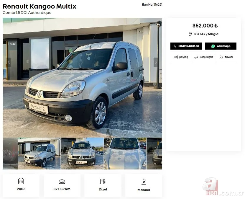 Renault ekim ayı yenilenmiş 2. El araç modelleri ve fiyatlarını açıkladı! 230 bin TL’den başlayan fiyatlarla Fiat, Renault, Peugeot, Volkswagen, Hyundai... 8