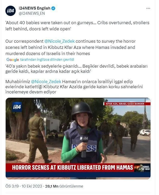 Soykırım medyası! Katil İsrail'in ‘40 bebek’ yalanıyla vahşete kılıf
