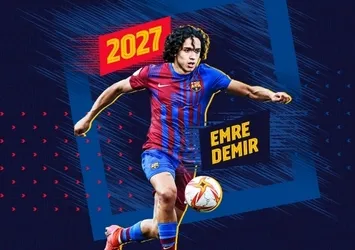 Resmen duyuruldu! Kayserispor'un genç yıldızı Emre Demir Barcelona'ya transfer oldu | Serbest kalma maddesi 400 milyon euro