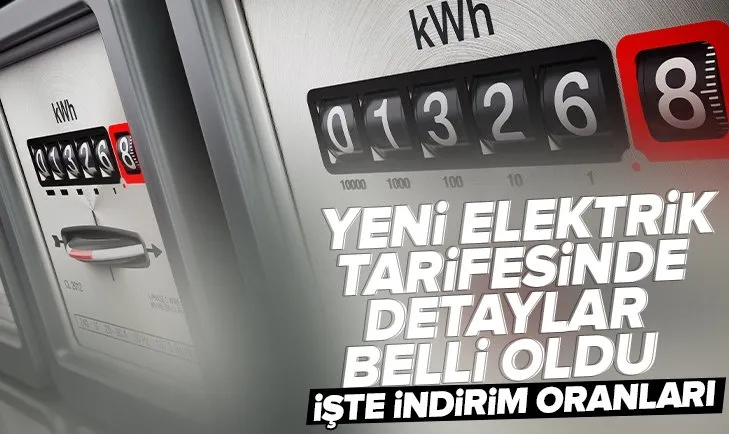 Milyonların beklediği haber! Yeni elektrik tarifesinde detaylar belli oldu! İşte konut ve esnaf için beklenen indirim oranları
