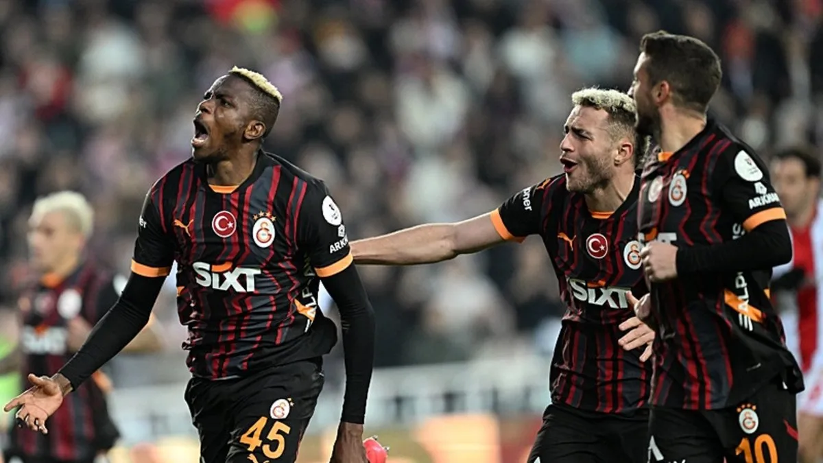 Muhteşem geri dönüş: Galatasaray Sivas'ta galip!