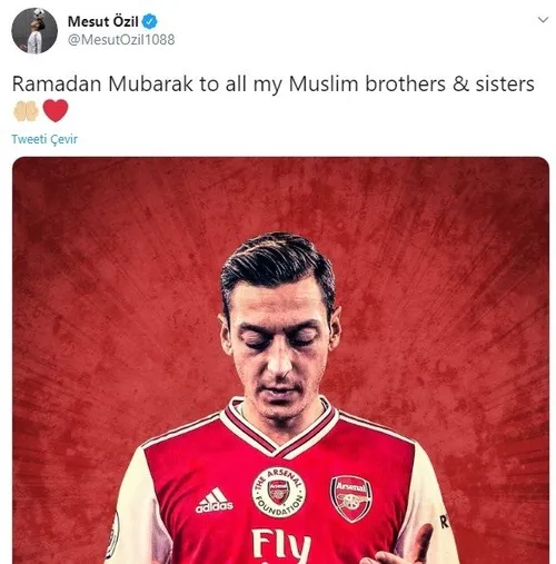 Mesut Özil’in Ramazan ayı paylaşımları büyük beğeni topladı
