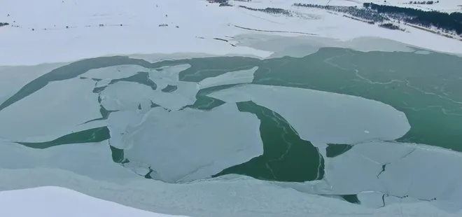 Bu görüntüler Antarktika'dan değil! Dikkat çeken görüntüler