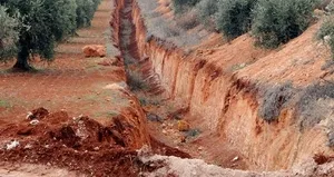 Afrin’de bulundu! Kilometrelerce uzanıyor