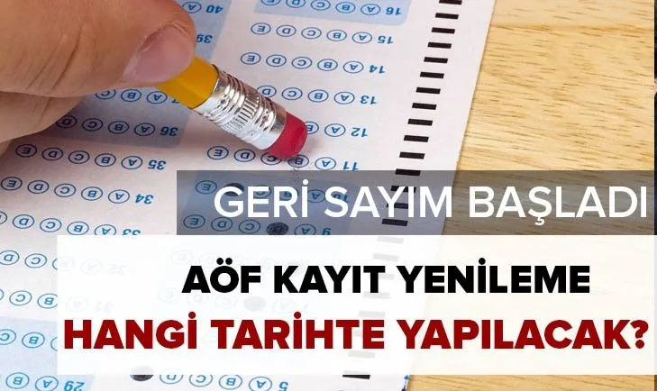 aof son dakika duyurdu 2021 aof kayit