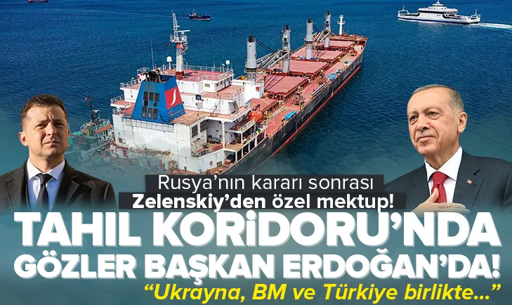 Zelenskiy’den Başkan Erdoğan’a özel mektup!