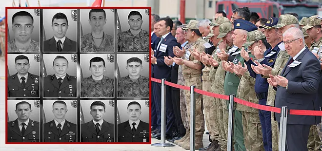 Metan gazı şehitlerine acı veda