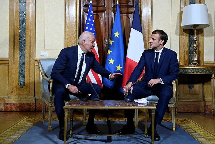 AUKUS krizi sonrası Biden ve Macron ilk kez bir araya geldi! Beceriksizce davrandık