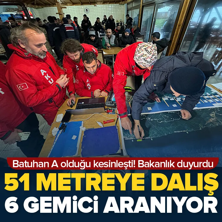 51 metreye dalış faaliyetleri başlıyor...