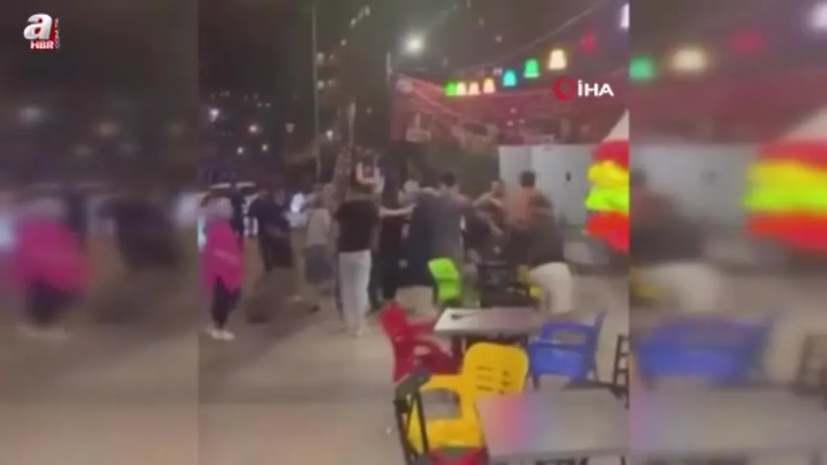 Bursa’da esnaf kavgası kamerada