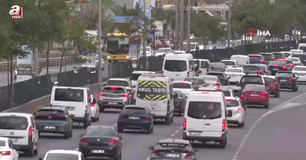 İstanbul’da sabahın ilk saatlerinde trafik yoğunluğu: Yüzde 63’e ulaştı