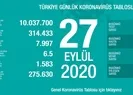 27 Eylül koronavirüs verileri açıklandı