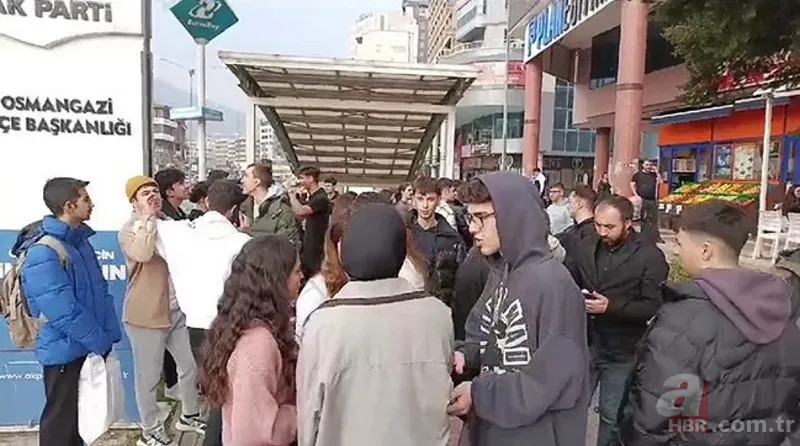 Marmara'da 5,1 büyüklüğünde deprem! Bursa'dan ilk görüntüler geldi 1