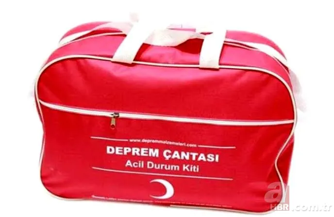Deprem çantanızı hazır tutun! En iyi deprem çantası nasıl hazırlanır? Deprem çantasında neler olmalı? 7