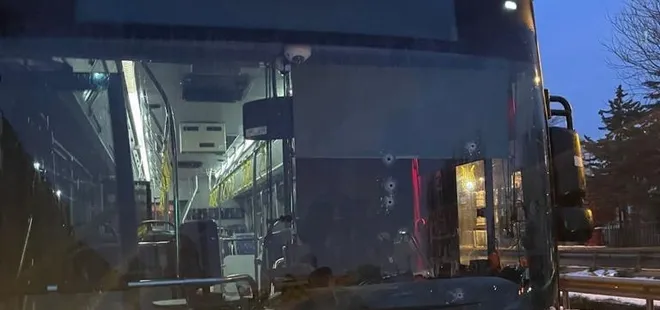 Şoföre kızdı İETT otobüsüne ateş saçtı