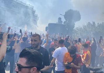 Galatasaray kafilesi Konya'ya gitti