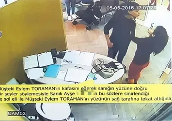 İşte Eylem Toraman’ın yediği o tokat!
