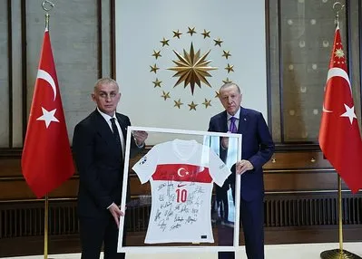 Başkan Erdoğan TFF’yi kabul etti!