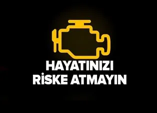 Otomobilde bu ikaz lambası yanıyorsa servise gidin yoksa...