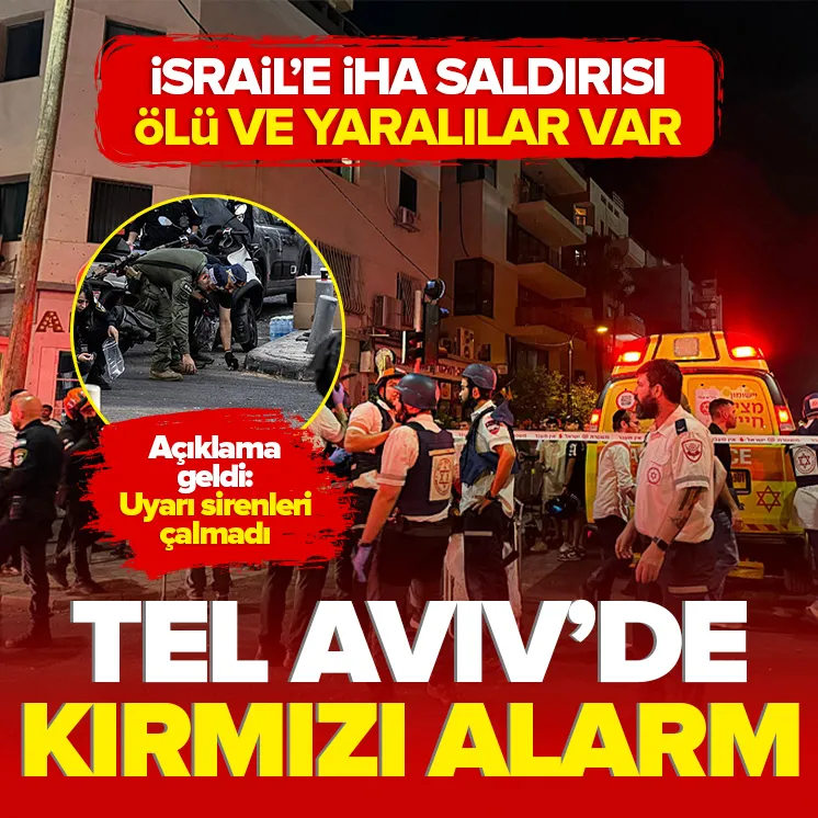 Tel Avivde kırmızı alarm!
