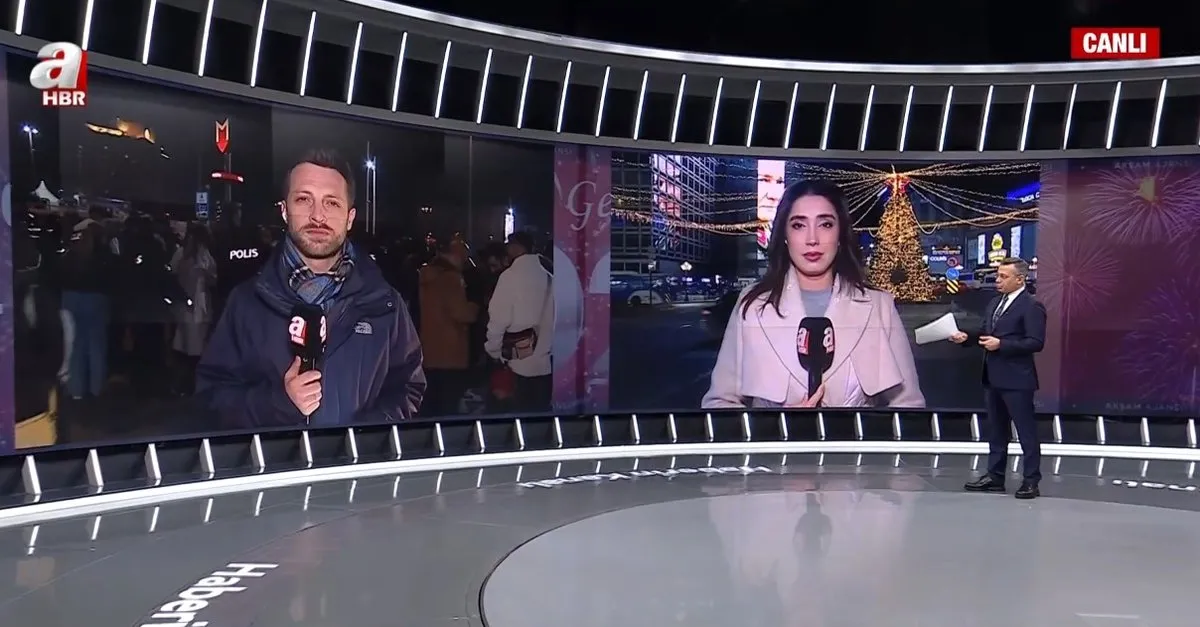 Türkiye 2025'e "merhaba" diyecek! Caddelerde yeni yıl coşkusu