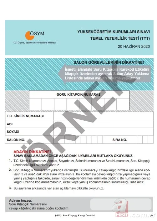 YKS başvuru kılavuzu tam 142 sayfa! YKS 2020 başvurusu yapmadan mutlaka okuyun! İşte 2020 YKS başvuru kılavuzu 23