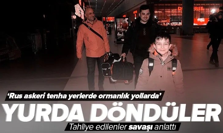 Ukrayna’dan tahliye edilen Türk vatandaşları Romanya’dan uçakla İstanbul’a getirildi