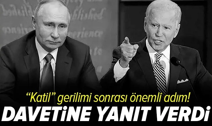 Vladimir Putin'den Joe Biden'ın davetine yanıt