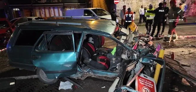 Üsküdar'da zincirleme kaza! 3 yaralı