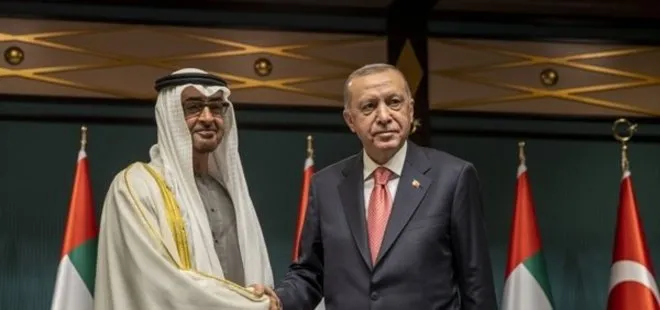 Son dakika: Başkan Erdoğan BAE veliaht prensi El Nahyan ile görüştü