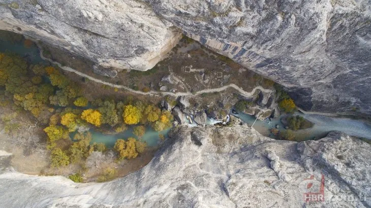 Tohma Kanyonu sonbaharda başka güzel