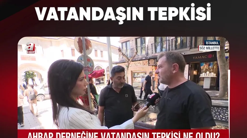 AHBAP DERNEĞİ'NE VATANDAŞIN TEPKİSİ