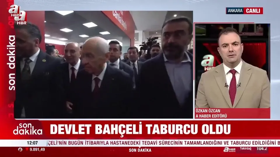 MHP lideri Devlet Bahçeli’den iyi haber: Taburcu oldu