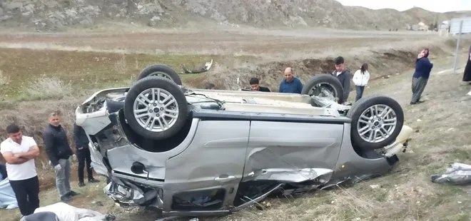 Sivas’ta bayram tatili yolunda kaza: 5 yaralı
