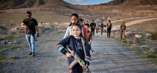 ABD’li eski askerlerden Azerbaycan sınırında skandal! Ermeni çocuklara gerilla eğitimi